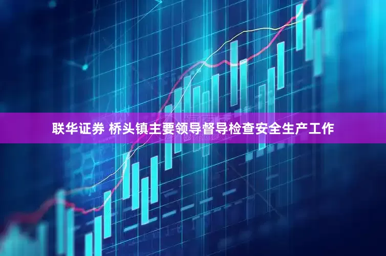 联华证券 桥头镇主要领导督导检查安全生产工作