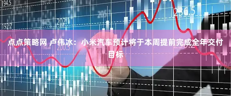 点点策略网 卢伟冰：小米汽车预计将于本周提前完成全年交付目标
